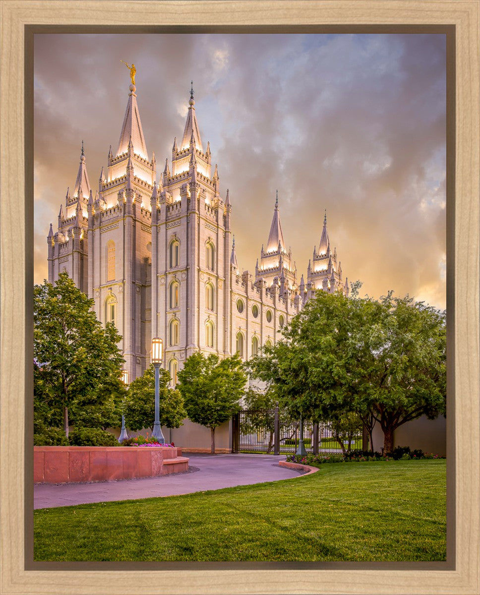 Salt Lake City Utah Eternal Glow