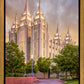 Salt Lake City Utah Eternal Glow