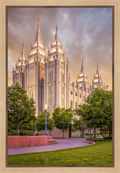 Salt Lake City Utah Eternal Glow