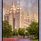 Salt Lake City Utah Eternal Glow