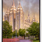 Salt Lake City Utah Eternal Glow
