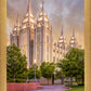 Salt Lake City Utah Eternal Glow