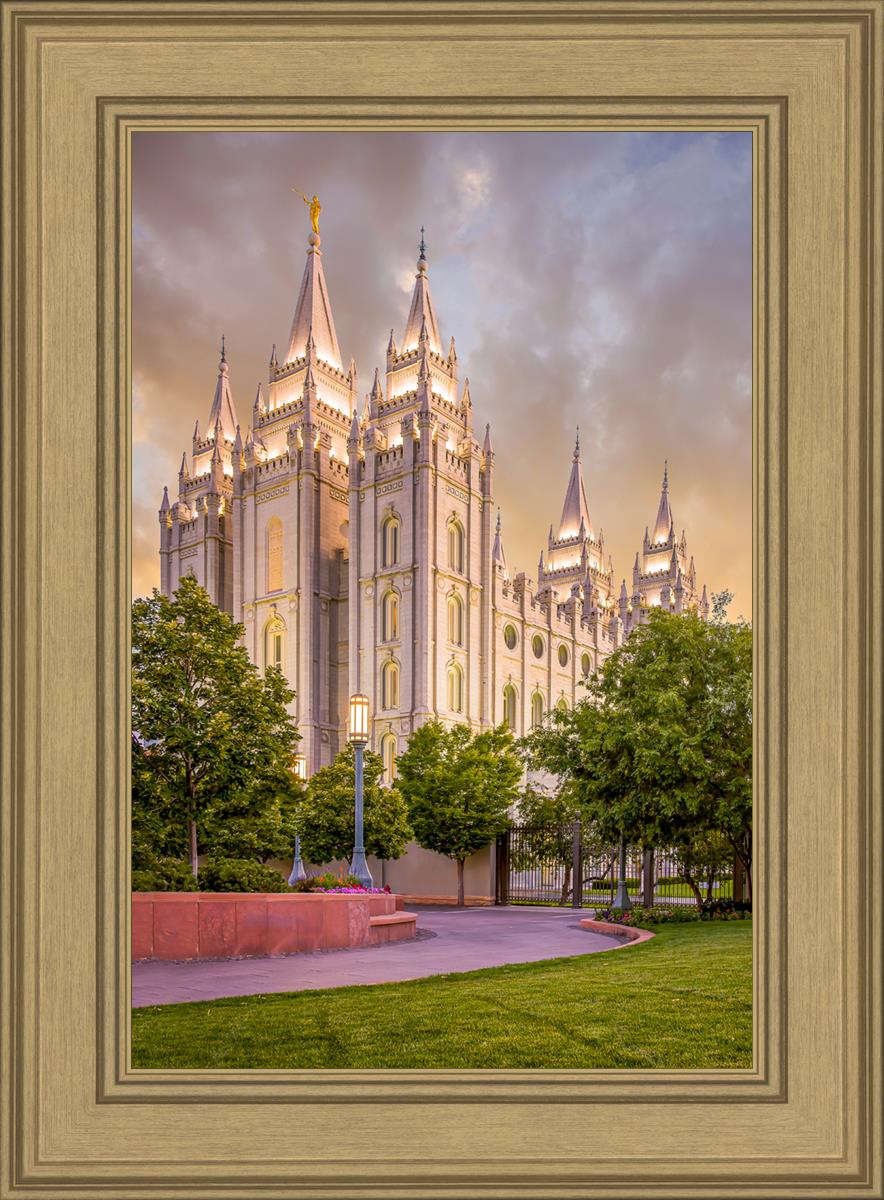 Salt Lake City Utah Eternal Glow