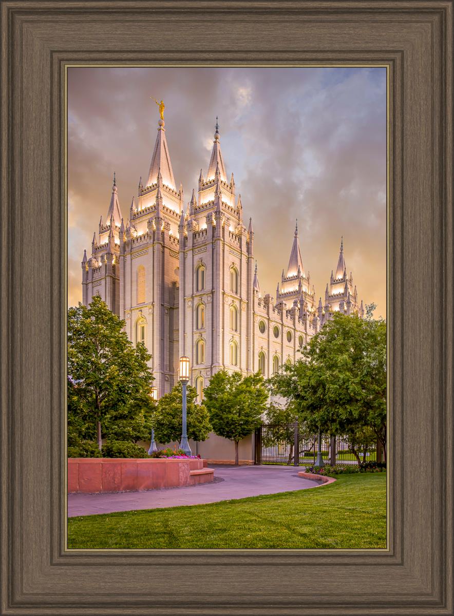 Salt Lake City Utah Eternal Glow