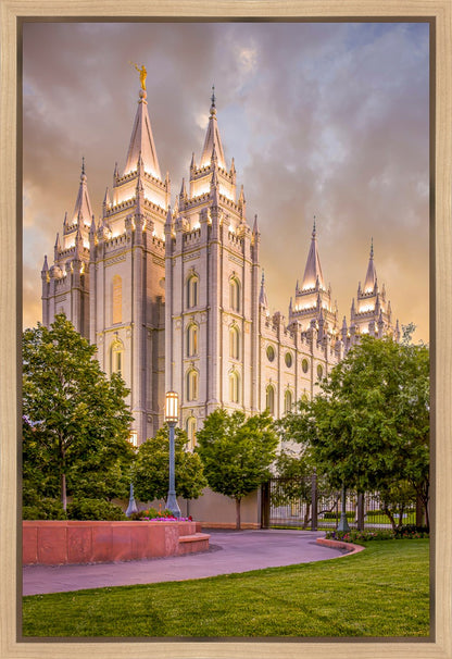 Salt Lake City Utah Eternal Glow