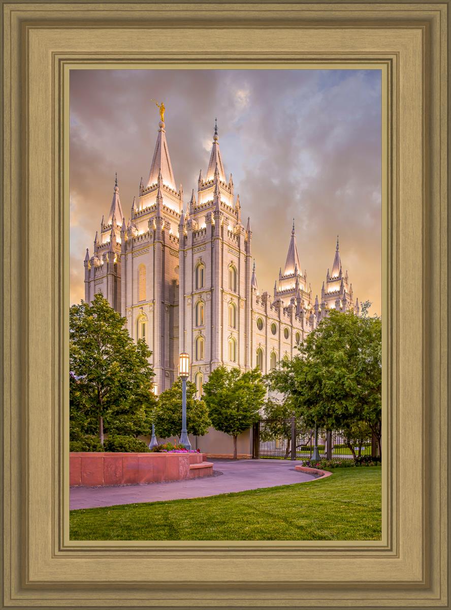 Salt Lake City Utah Eternal Glow