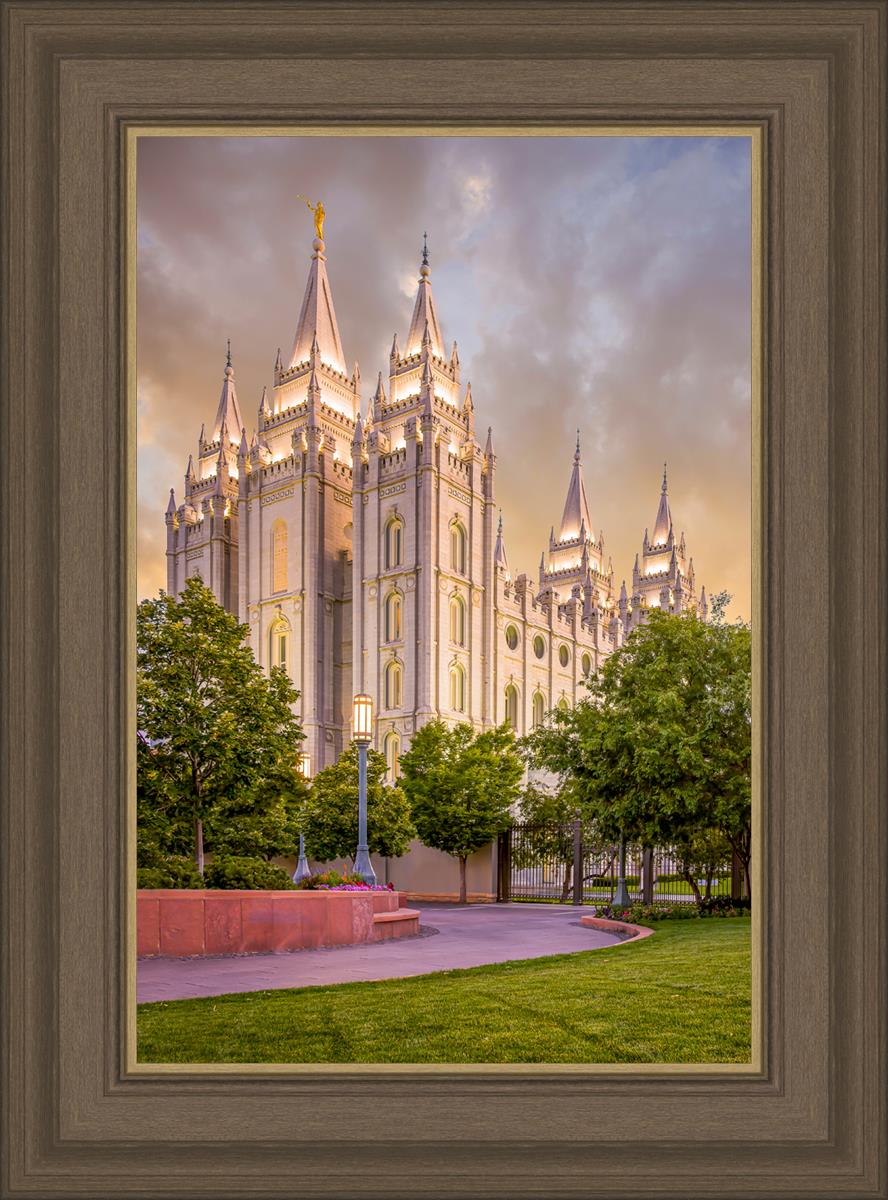 Salt Lake City Utah Eternal Glow