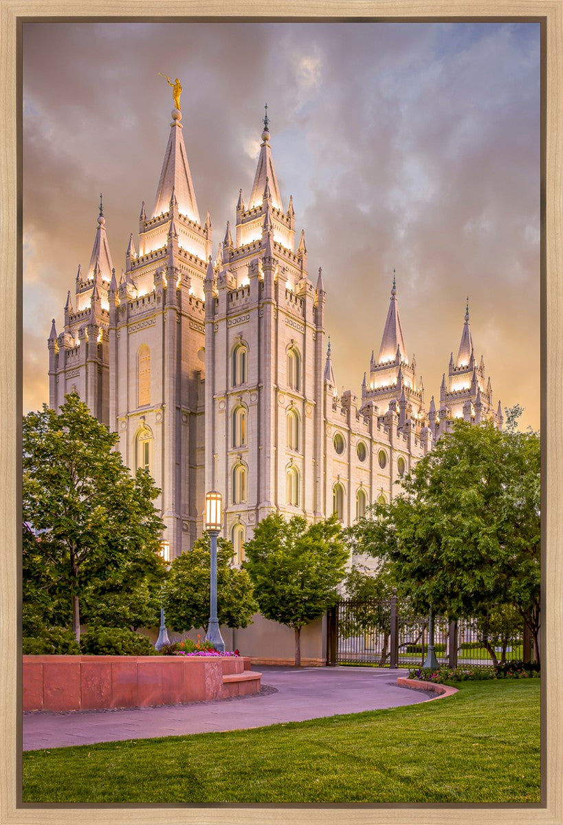Salt Lake City Utah Eternal Glow