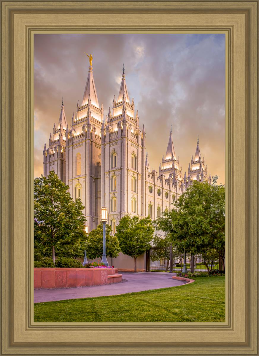 Salt Lake City Utah Eternal Glow