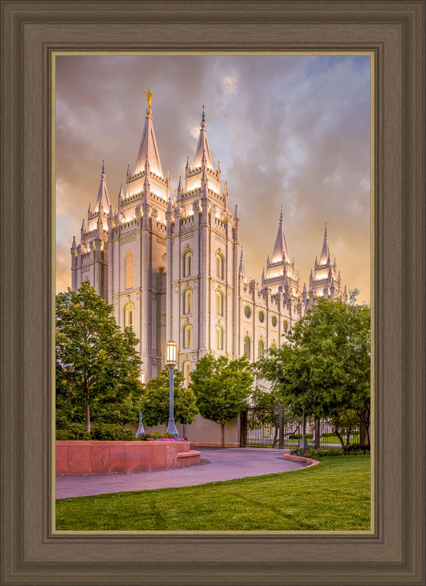 Salt Lake City Utah Eternal Glow