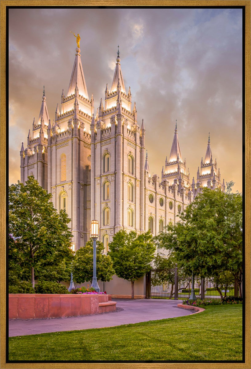Salt Lake City Utah Eternal Glow