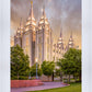 Salt Lake City Utah Eternal Glow