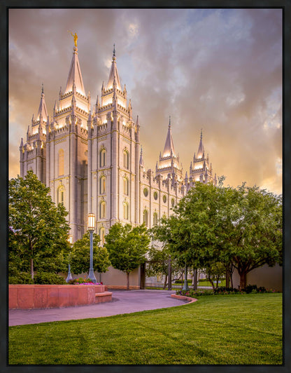 Salt Lake City Utah Eternal Glow