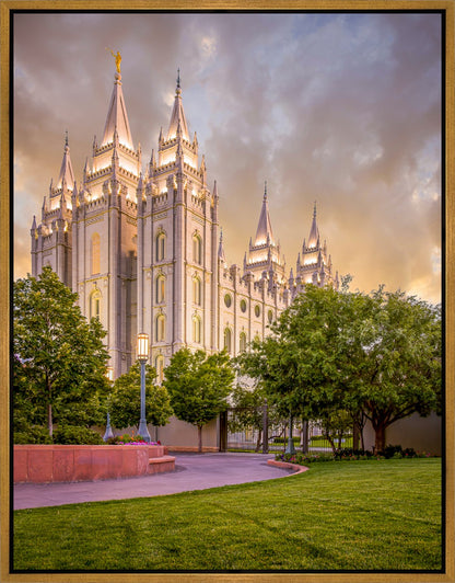 Salt Lake City Utah Eternal Glow