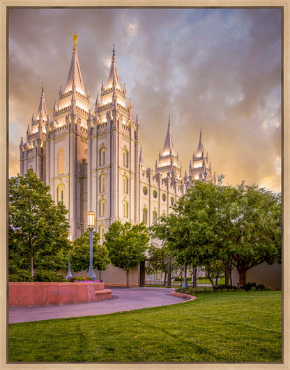 Salt Lake City Utah Eternal Glow
