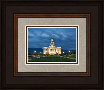 Saratoga Springs Utah Blue Night