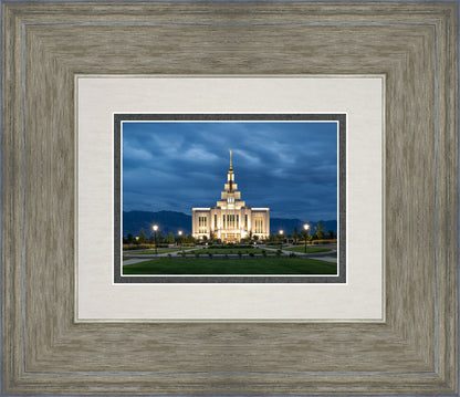 Saratoga Springs Utah Blue Night