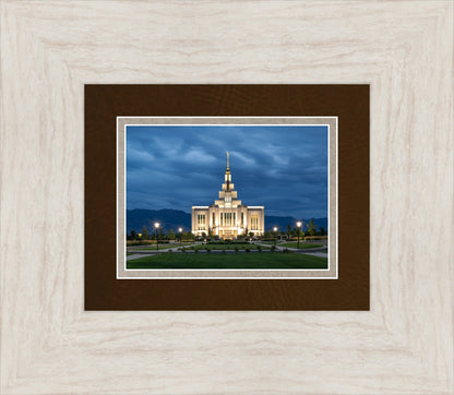 Saratoga Springs Utah Blue Night