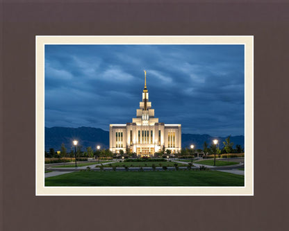 Saratoga Springs Utah Blue Night