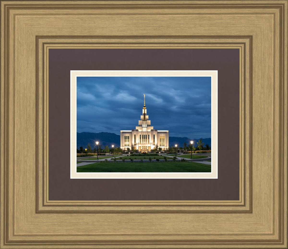 Saratoga Springs Utah Blue Night