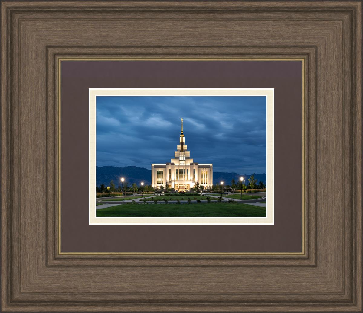 Saratoga Springs Utah Blue Night