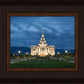 Saratoga Springs Utah Blue Night