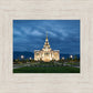 Saratoga Springs Utah Blue Night