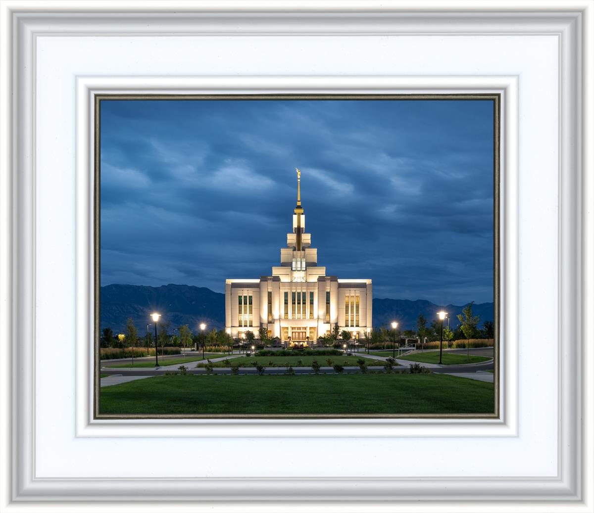 Saratoga Springs Utah Blue Night