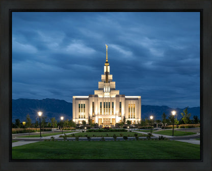 Saratoga Springs Utah Blue Night