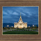 Saratoga Springs Utah Blue Night