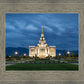 Saratoga Springs Utah Blue Night