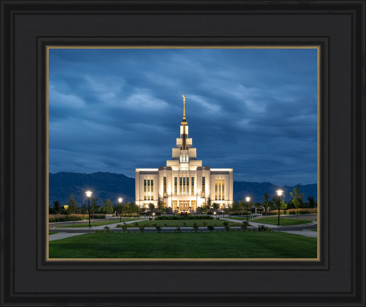Saratoga Springs Utah Blue Night