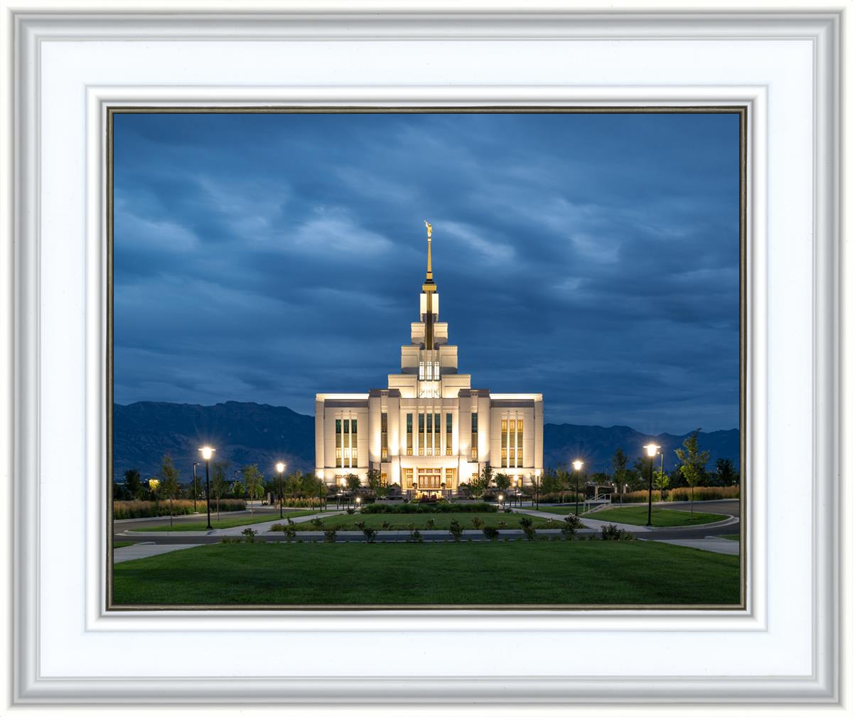 Saratoga Springs Utah Blue Night