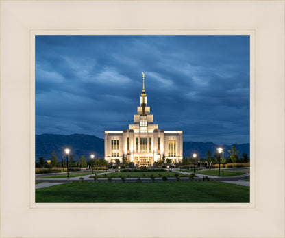 Saratoga Springs Utah Blue Night