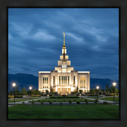 Saratoga Springs Utah Blue Night