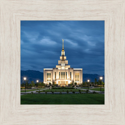 Saratoga Springs Utah Blue Night