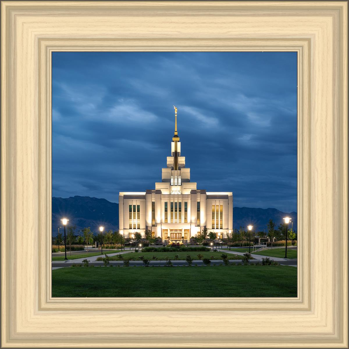 Saratoga Springs Utah Blue Night