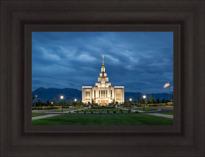 Saratoga Springs Utah Blue Night