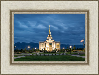 Saratoga Springs Utah Blue Night