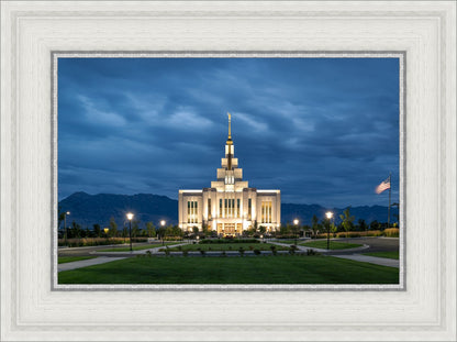 Saratoga Springs Utah Blue Night