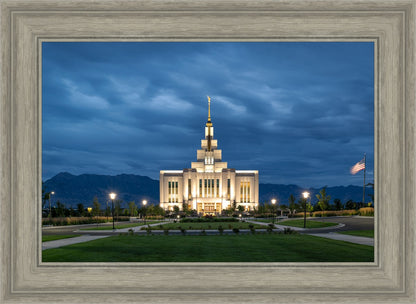 Saratoga Springs Utah Blue Night