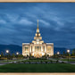 Saratoga Springs Utah Blue Night
