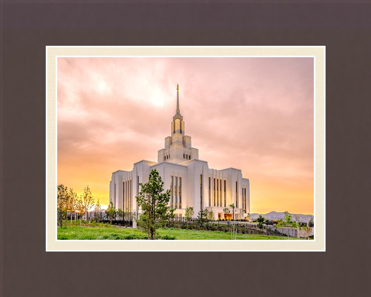 Saratoga Springs Utah Pink Glow