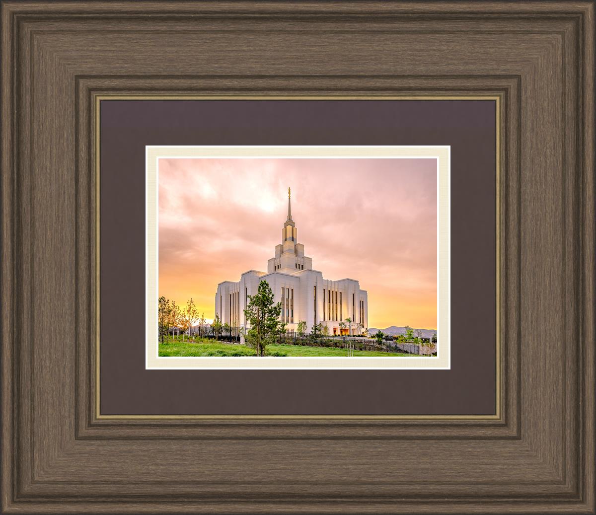 Saratoga Springs Utah Pink Glow