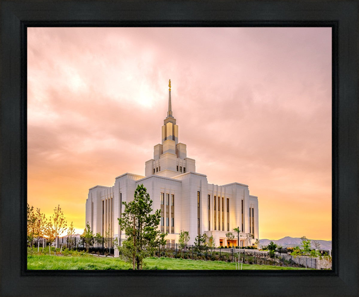 Saratoga Springs Utah Pink Glow