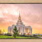 Saratoga Springs Utah Pink Glow