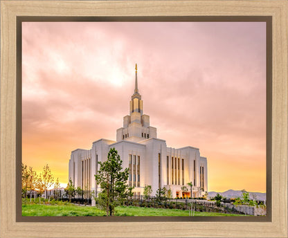 Saratoga Springs Utah Pink Glow