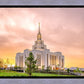 Saratoga Springs Utah Pink Glow
