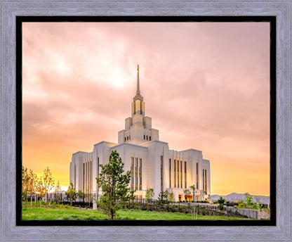 Saratoga Springs Utah Pink Glow