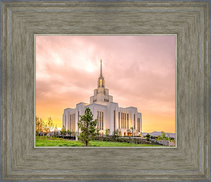 Saratoga Springs Utah Pink Glow